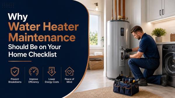 Why Water Heater Maintenance Should Be on Your Home Checklist