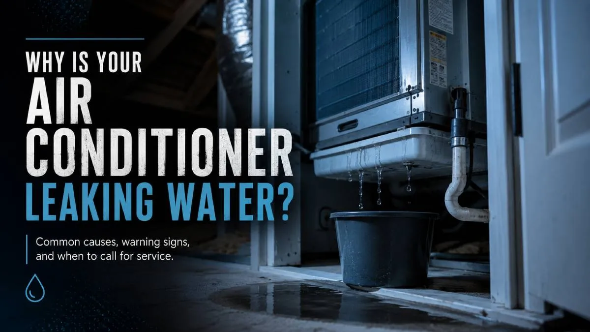 Why Is Your Air Conditioner Leaking Water Why Is Your Air Conditioner Leaking Water?